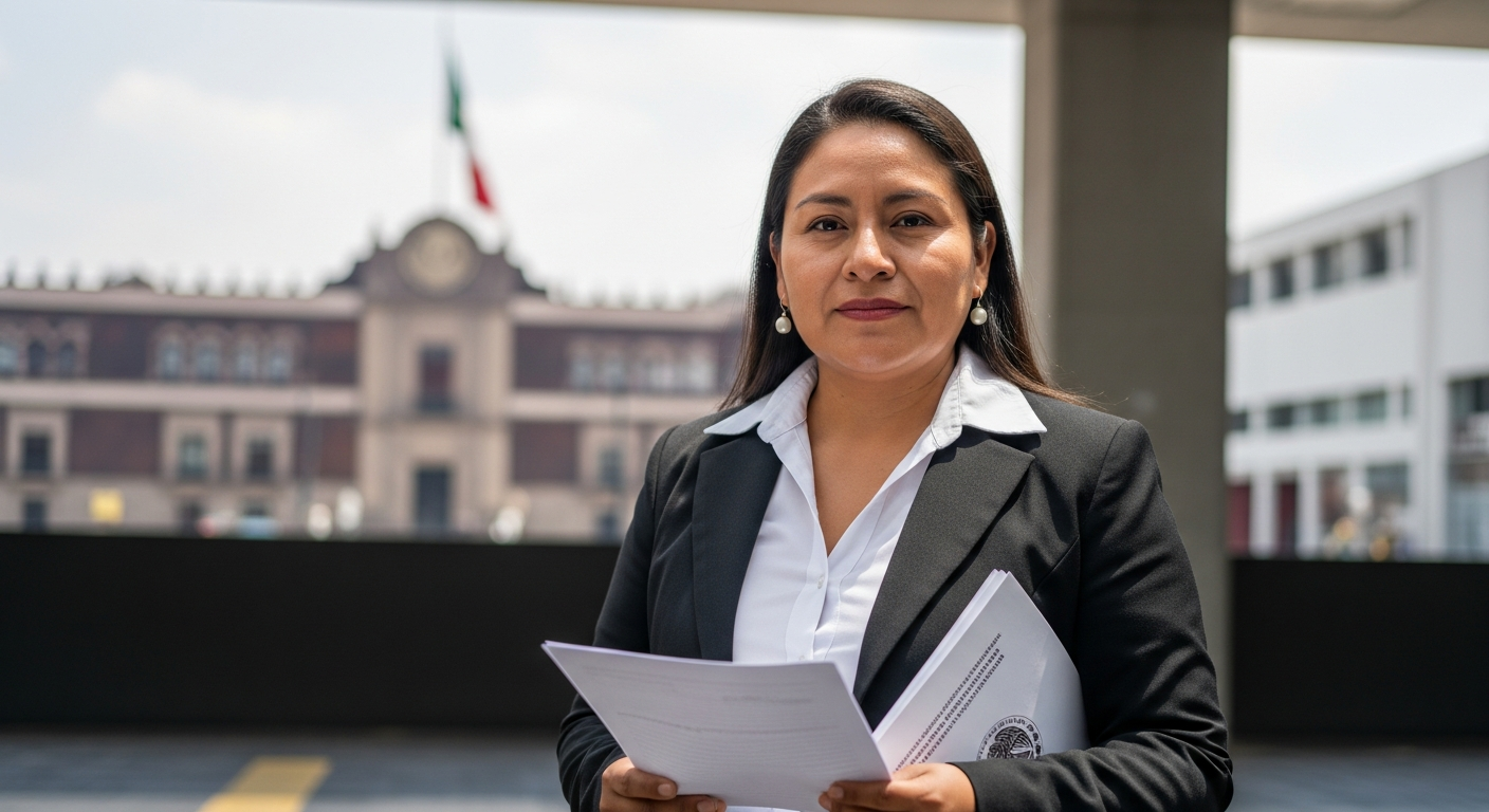 Servidor público informado sobre sus derechos laborales en México